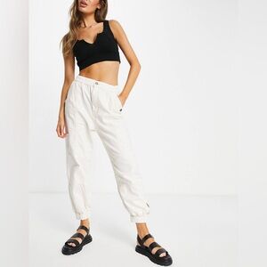 We The Free‎ Revival Denim Joggers in cream color size XS